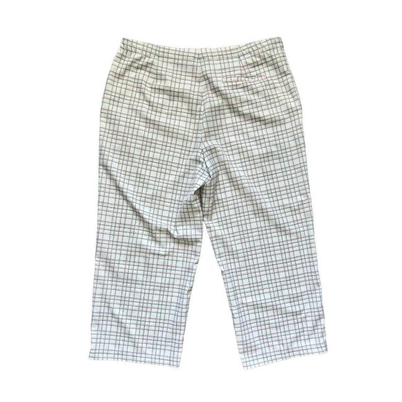 Bolle golf capri pants rainbow grid pattern size 12 - Picture 2 of 4